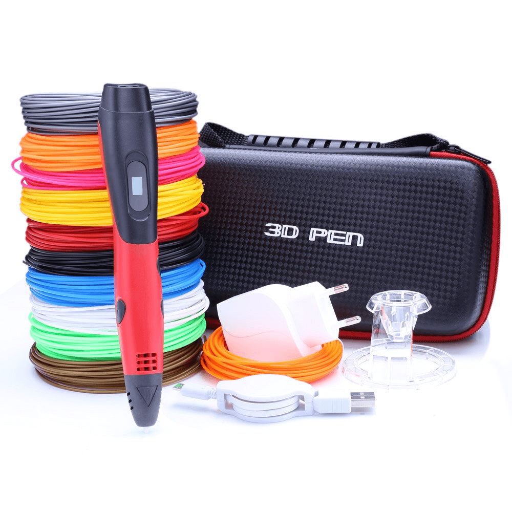 Caneta de Impressão 3D Completo e com Filamentos