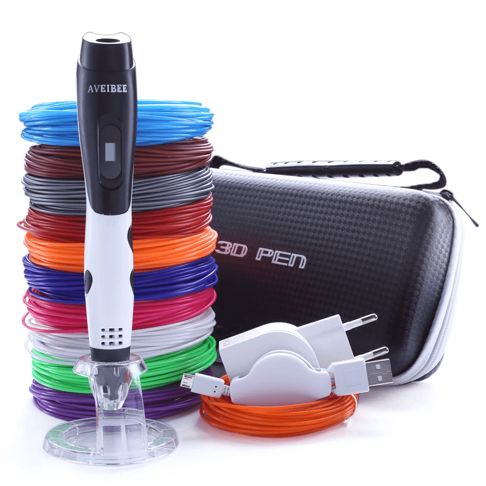 Caneta de Impressão 3D Completo e com Filamentos