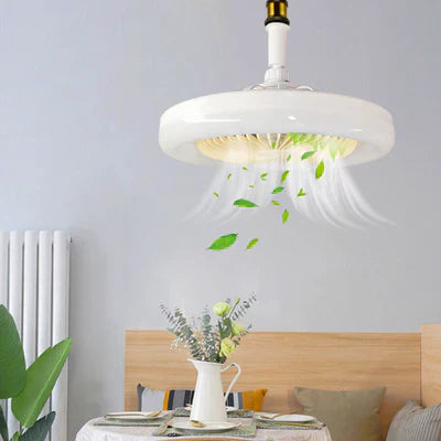 Lâmpada Led Turbo Com Ventilador Embutido