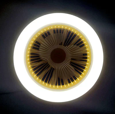 Lâmpada Led Turbo Com Ventilador Embutido