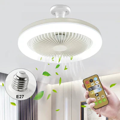 Lâmpada Led Turbo Com Ventilador Embutido