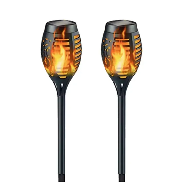 Tocha Solar LED Impermeável para Jardim