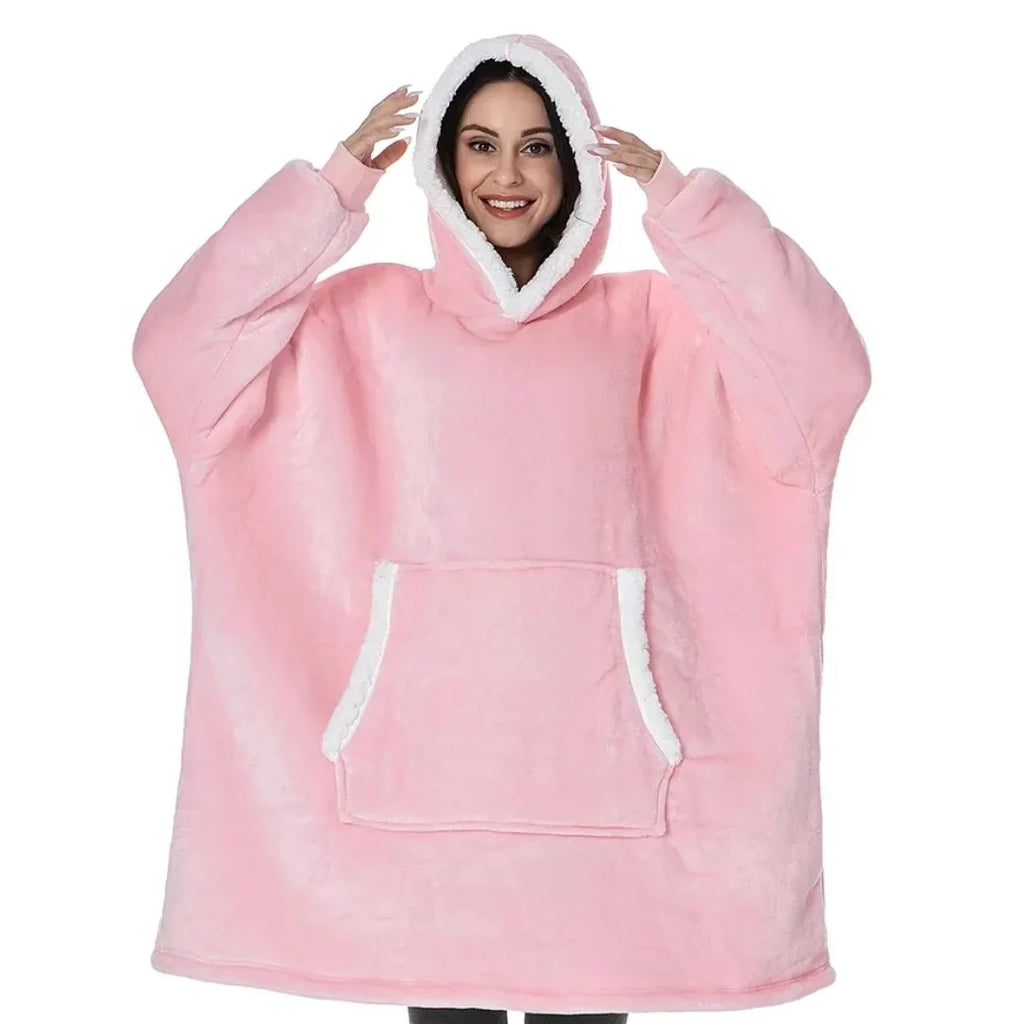 Moletom Cobertor Gigante Com Capuz