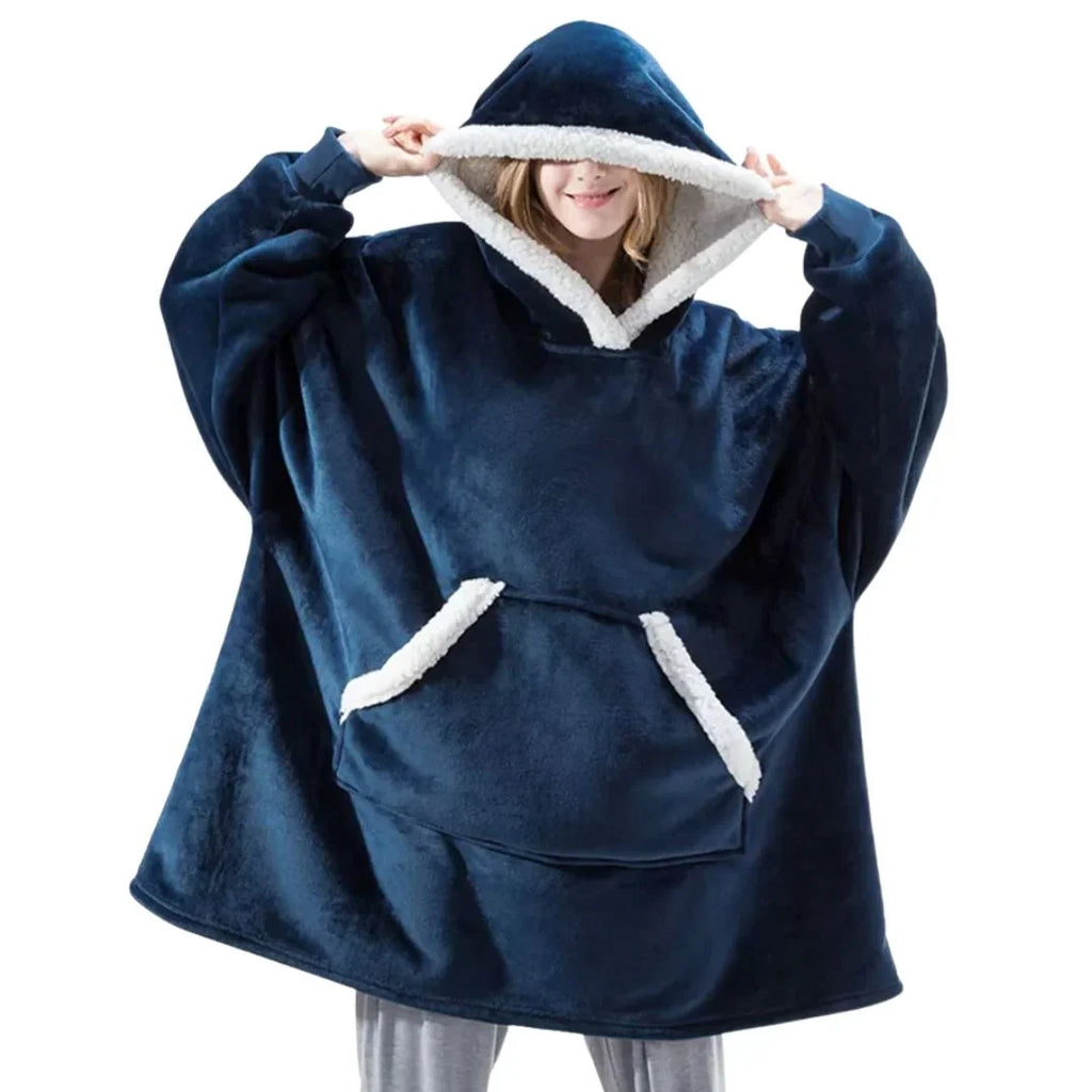 Moletom Cobertor Gigante Com Capuz
