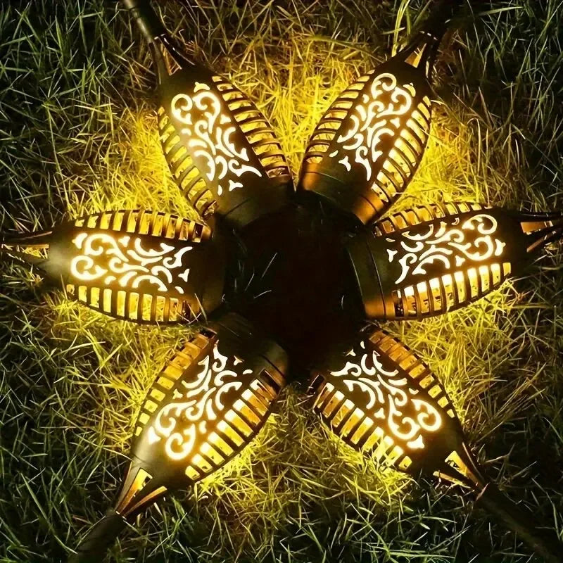 Tocha Solar LED Impermeável para Jardim