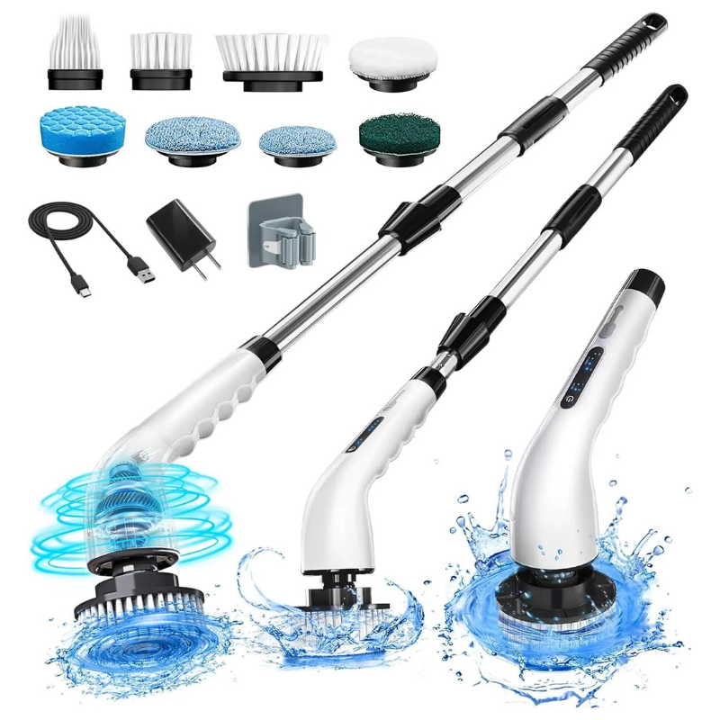 Escova Elétrica 7 em 1 Para Limpeza Profunda