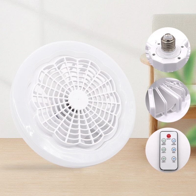 Ventilador de Teto com Luzes de Led Integrada