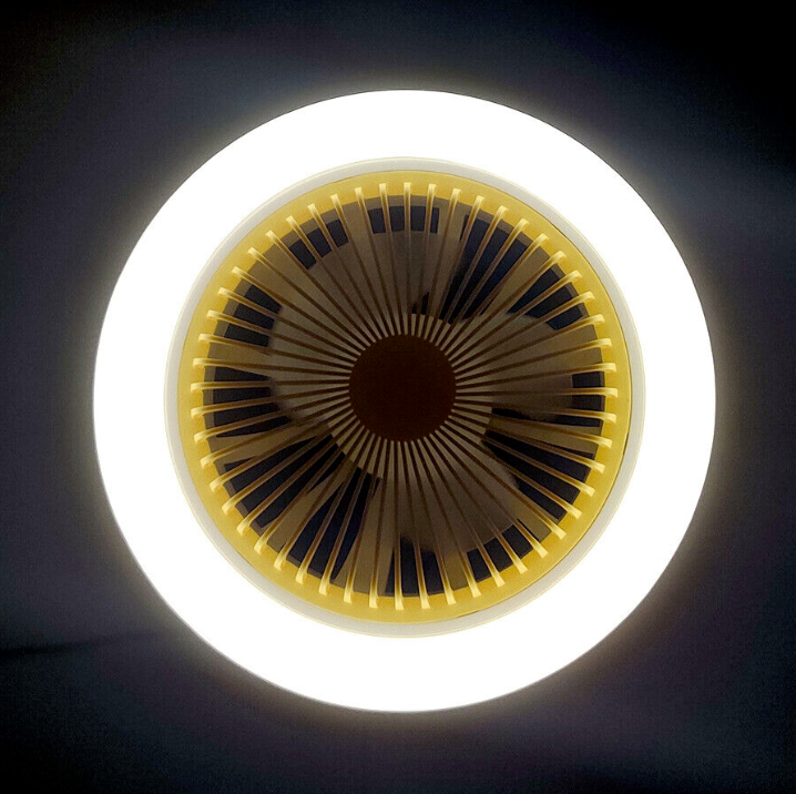 Ventilador de Teto com Luzes de Led Integrada