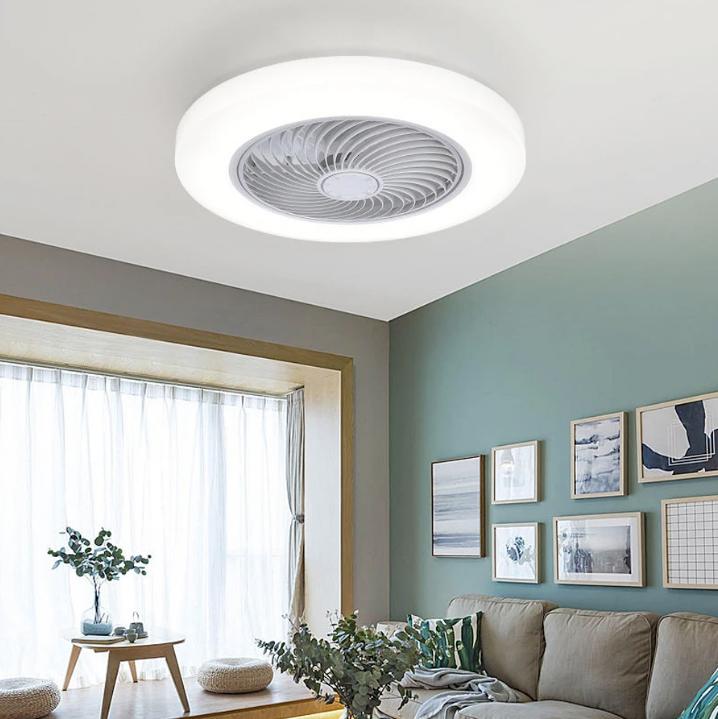 Ventilador de Teto com Luzes de Led Integrada