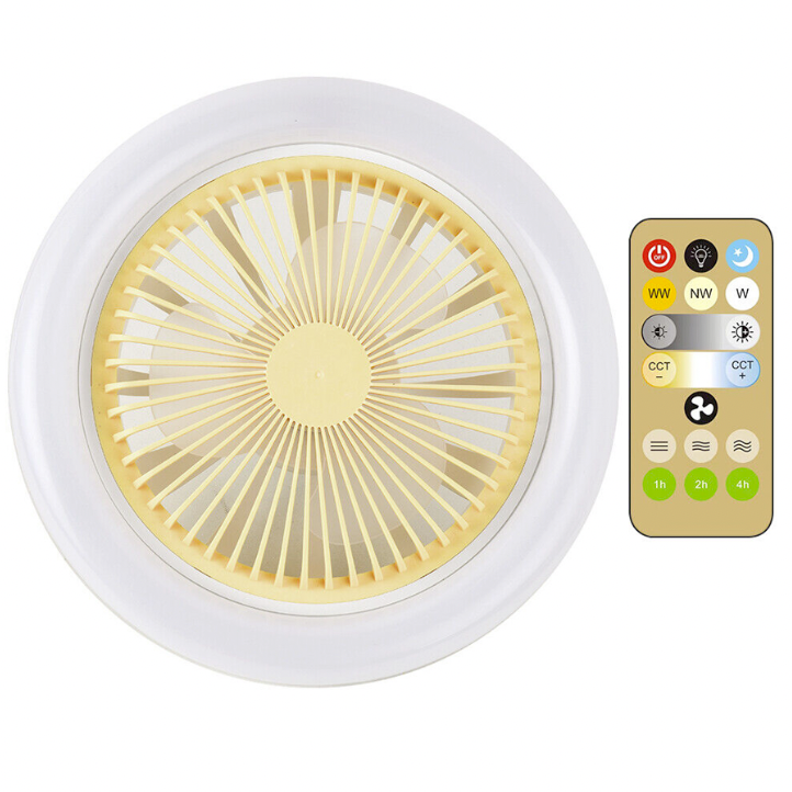 Ventilador de Teto com Luzes de Led Integrada