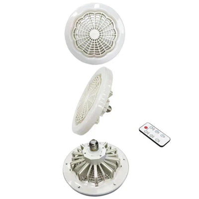 Lâmpada Led Turbo Com Ventilador Embutido